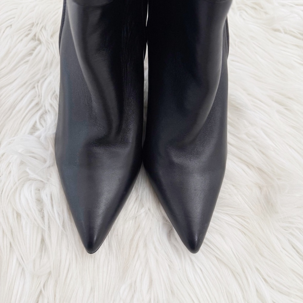 Reiss Caitlin Leather Knee High Boots 7 - Picture 8 of 16